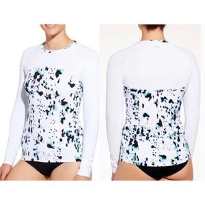 Calia Swim Top Long Sleeve NWOT Tie Dye SPF 50 XS